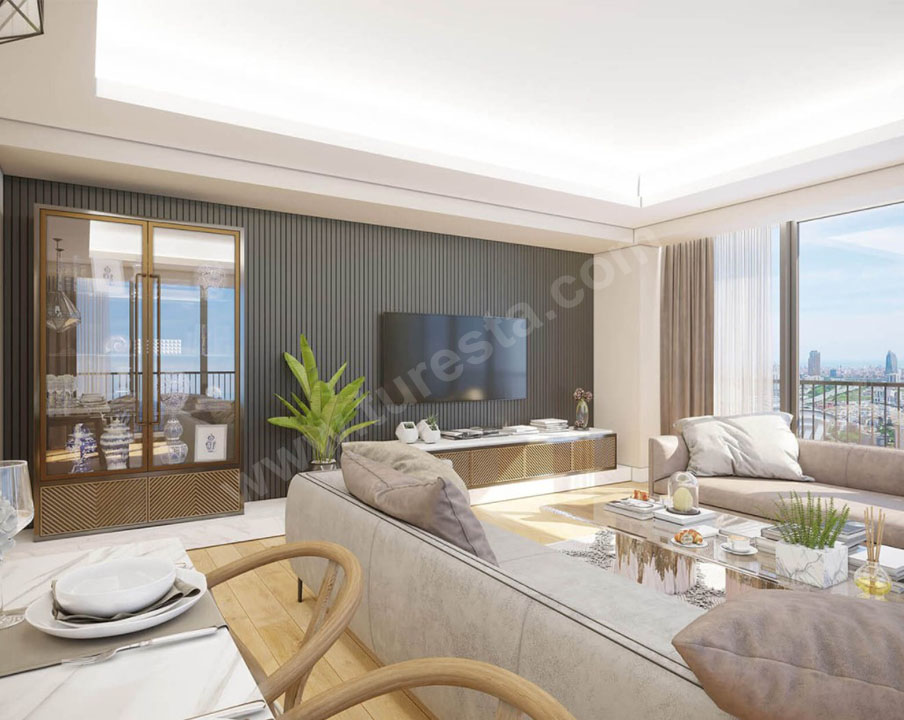 2 Bedroom apartment in Ataşehir Modern