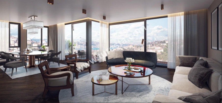 5 Bedroom Apartment with Bosphorus view in Uskudar | Nef Reserve Kandilli